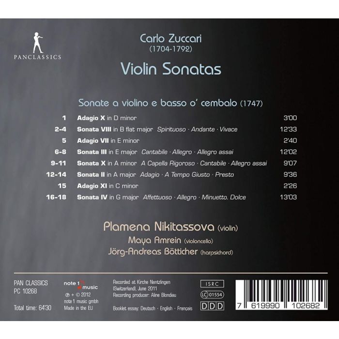 Zuccari: Violin Sonatas (1747) - slide-1