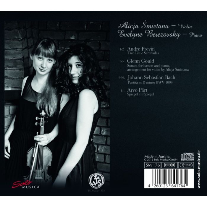 Previn: 2 Little Serenades, Gould: Sonata for violin & piano, Bach: Partita, Pärt: Spiegel im Spiegel - slide-1