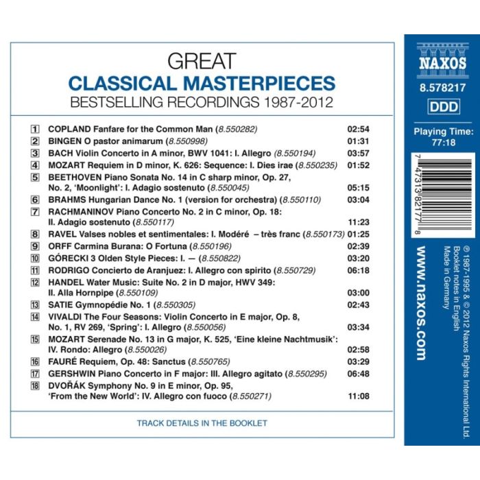 Great Classical Masterpieces - Naxos Bestseller - slide-1
