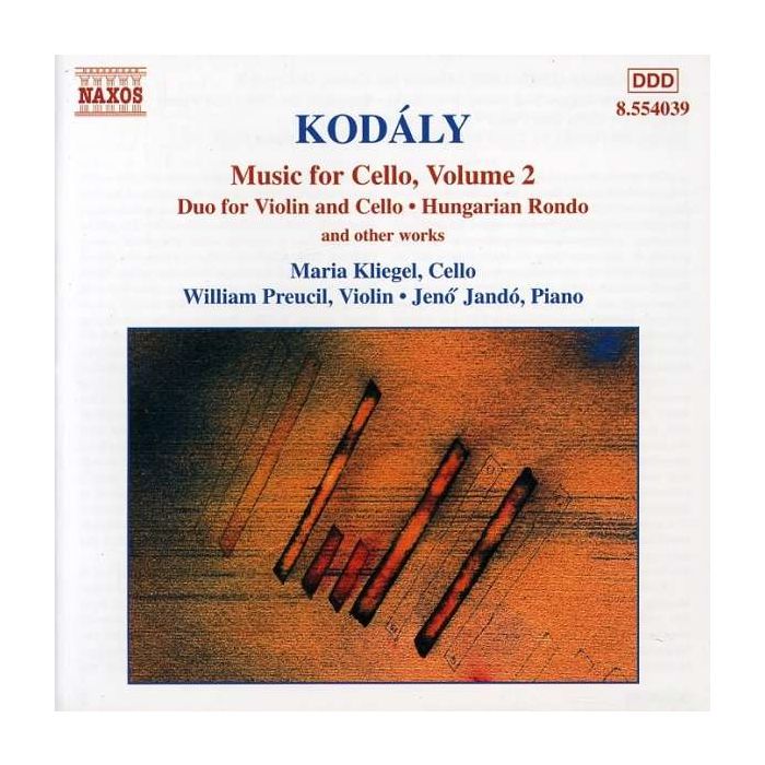 KODALY: Music for Cello vol. 2