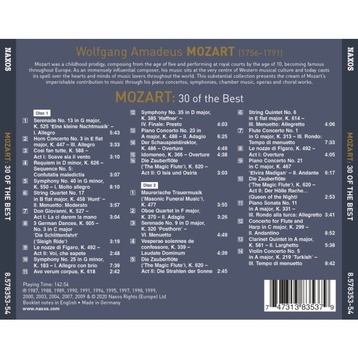 Mozart: 30 of the Best - slide-1