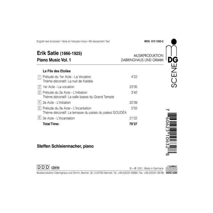 Satie: Piano Music vol. 1 - slide-1