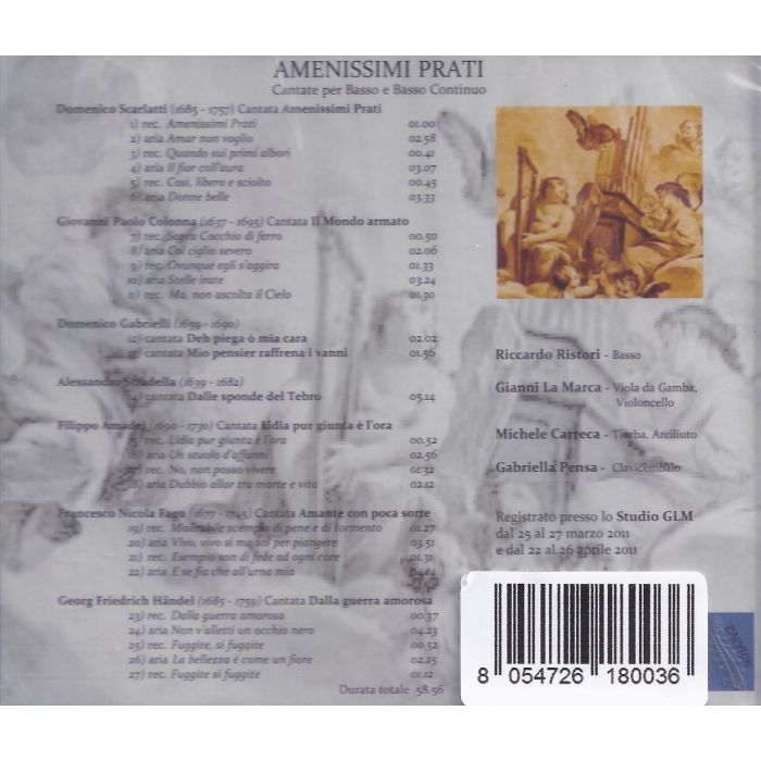 Amenissimi Prati - Cantate per Basso - slide-1