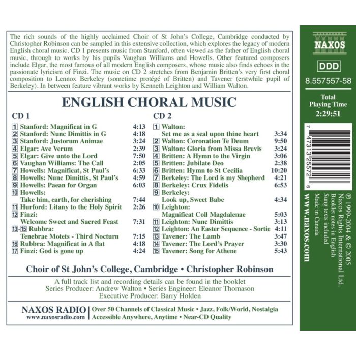 ENGLISH CHORAL MUSIC - slide-1