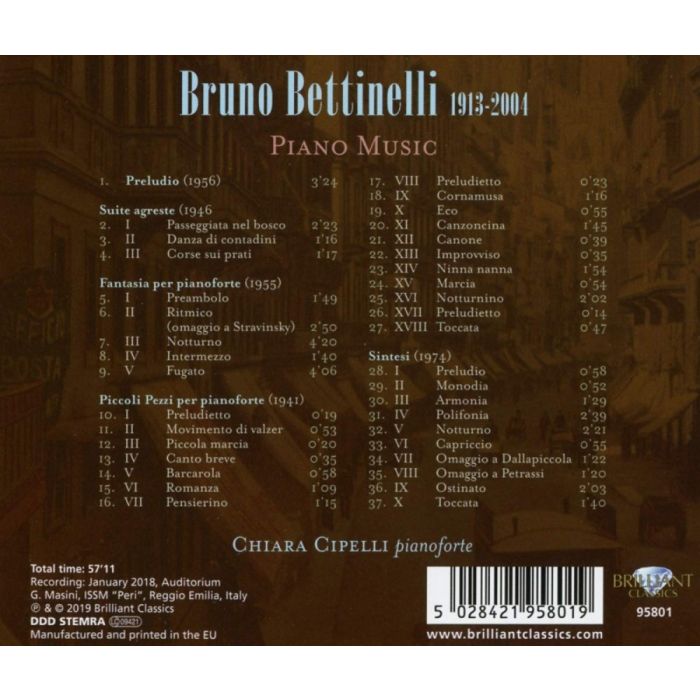Bettinelli: Piano Music - slide-1