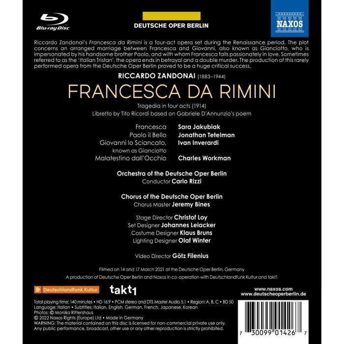 Zandonai: Francesca da Rimini - slide-1