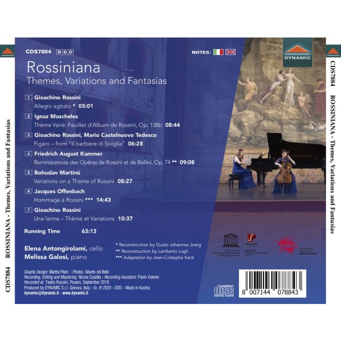 Rossiniana, Themes, Variations and Fantasias - slide-1