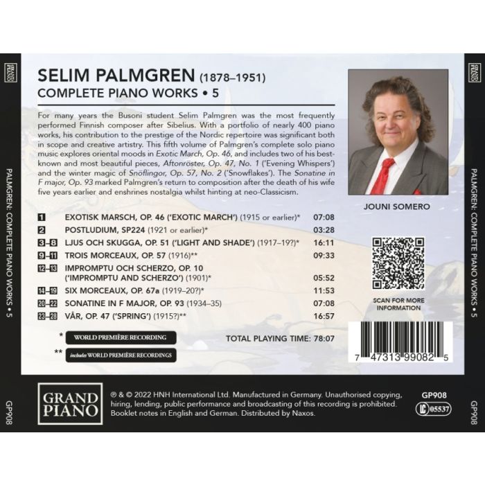 Palmgren: Piano Works Vol. 5 - slide-1