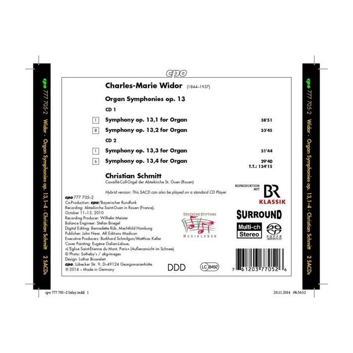 Widor: Organ Symphonies - slide-1
