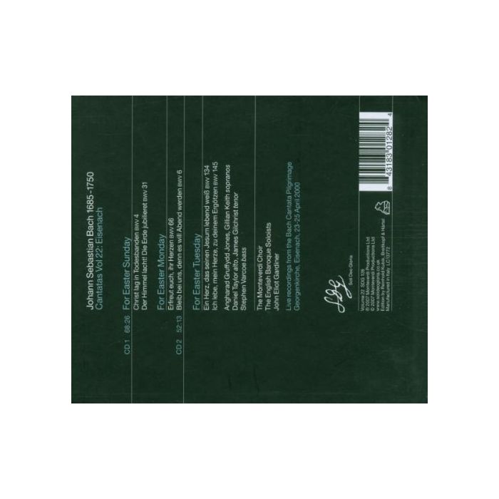 BACH J.S. - Cantatas Vol. 22 - slide-1