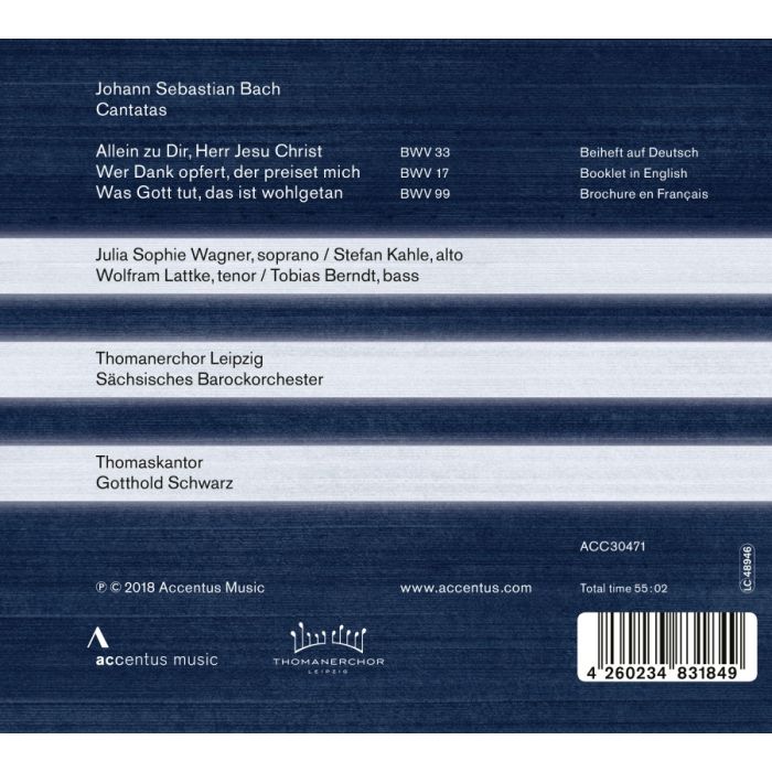 Bach: Cantatas BWV 33, 17, 99 - slide-1