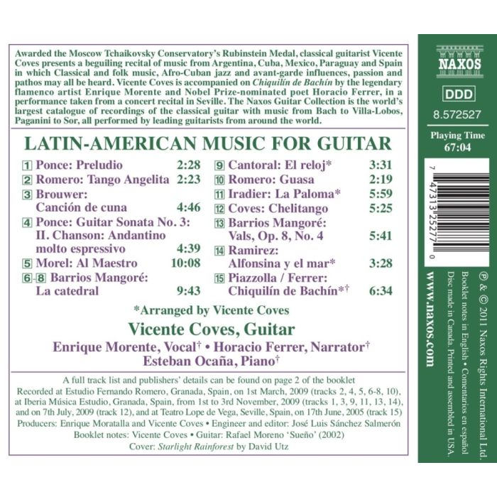 Latin-American Music for Guitar - PONCE, ROMERO, BROUWER, MOREL, BARRIOS, MANGORE - slide-1