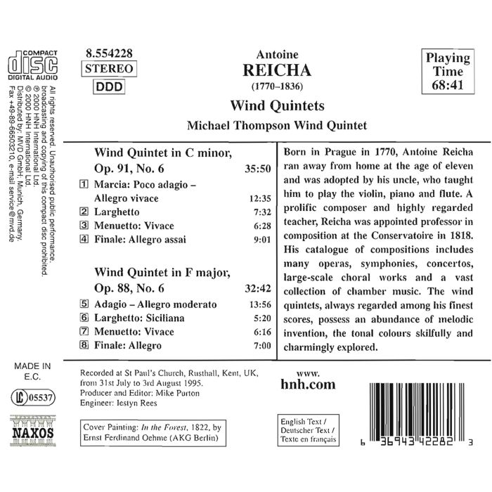 REICHA: Wind Quintets op.88 - slide-1