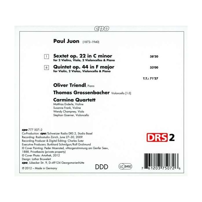 Juon: Piano Quintet & Piano Sextet - slide-1