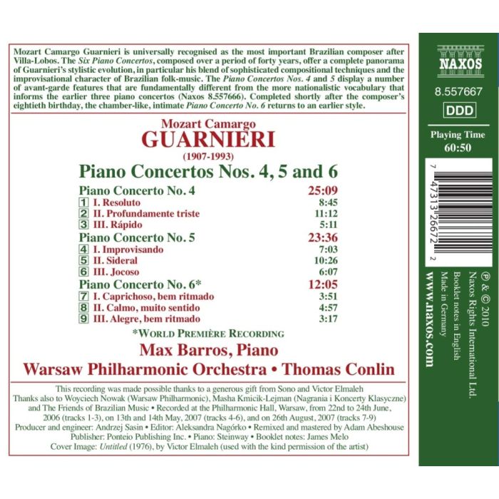 Guarnieri: Piano Concertos Nos. 4, 5 & 6 - slide-1