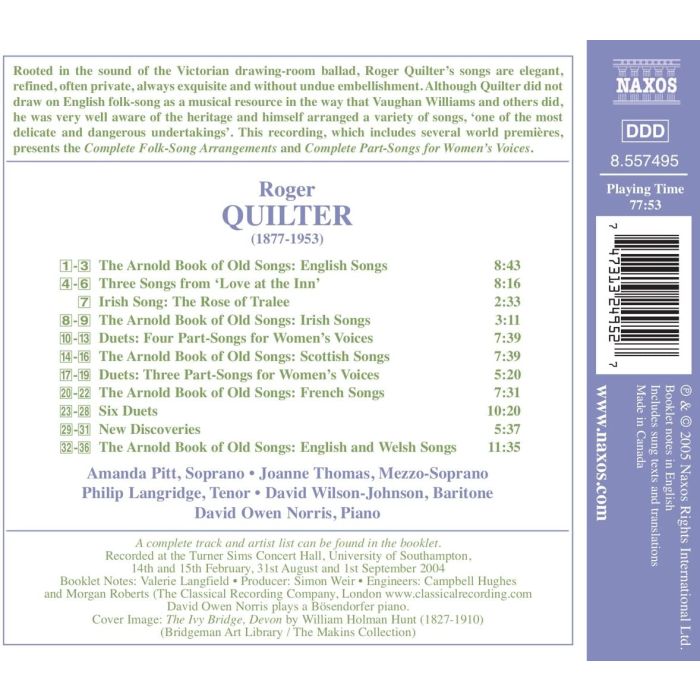 QUILTER: Complete Folk-Song Arrangements - slide-1