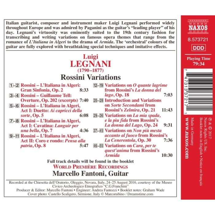 Legnani: Variations on opera themes of Rossini - slide-1