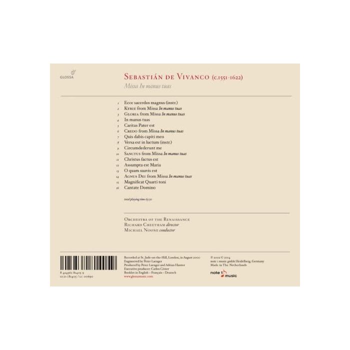 Vivanco: Missa in manus tuas - slide-1