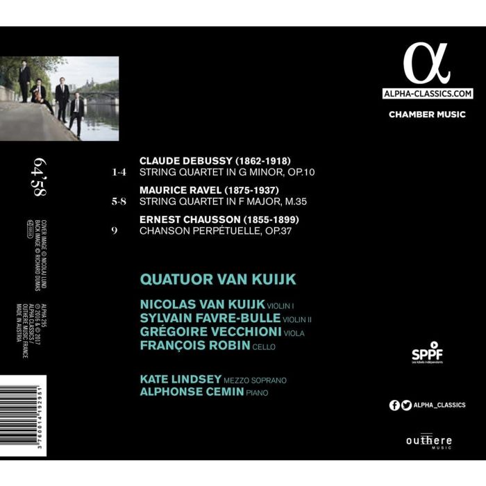 DEBUSSY/ RAVEL/ CHAUSSON: String Quartets - slide-1