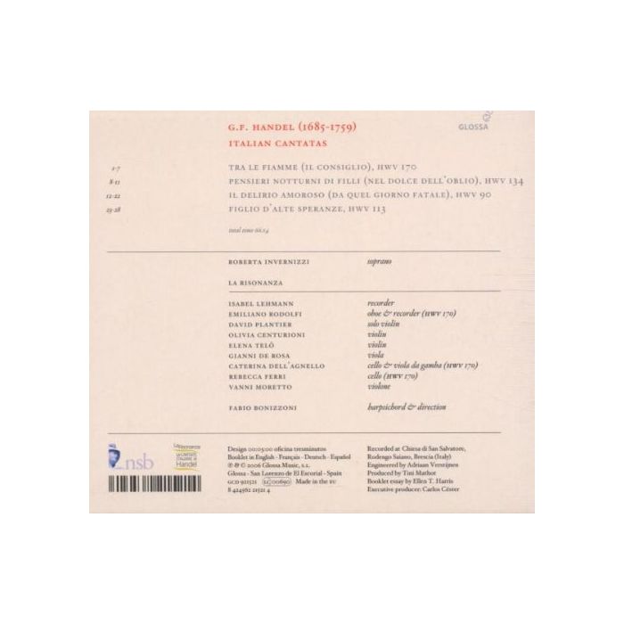 Handel: Le Cantate per il Cardinal Pamphili I - slide-1