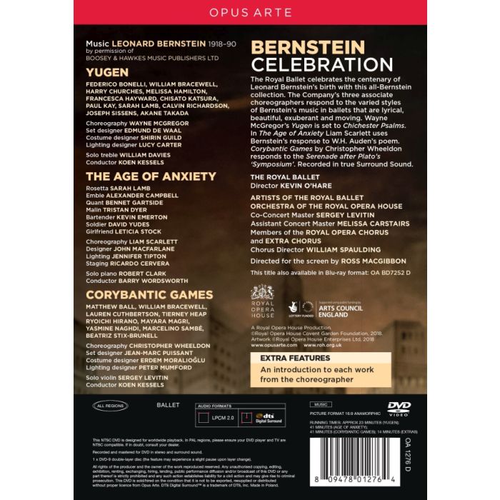 Bernstein Celebration - Yugen, Corybantic Games, The Age of Anxiety - slide-1
