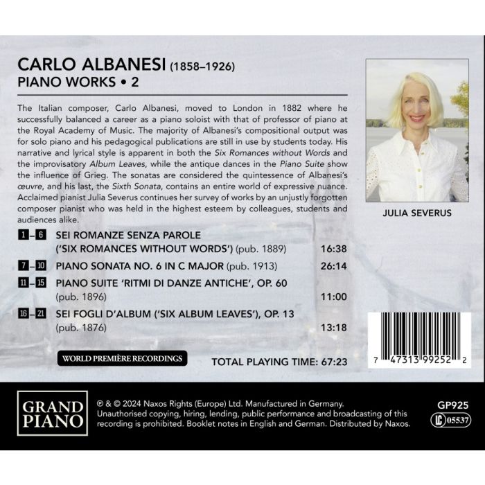Albanesi: Piano Works Vol. 2 - slide-1