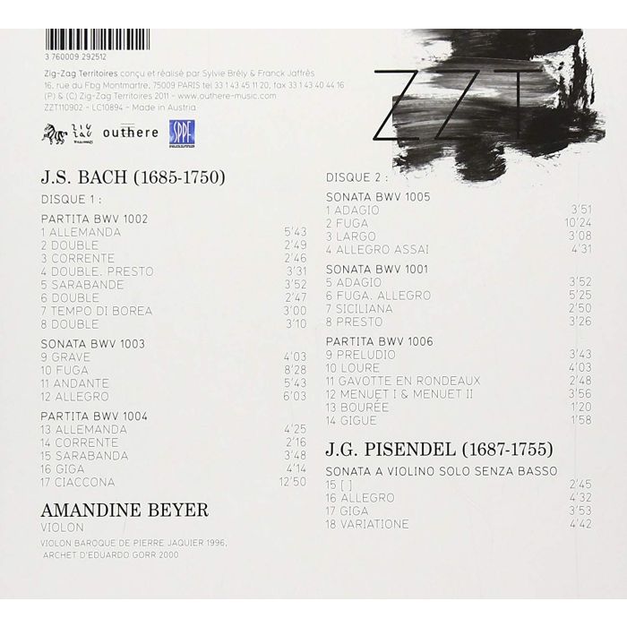 Bach: Sonatas & Partitas BWV 1001 - 1006 - slide-1