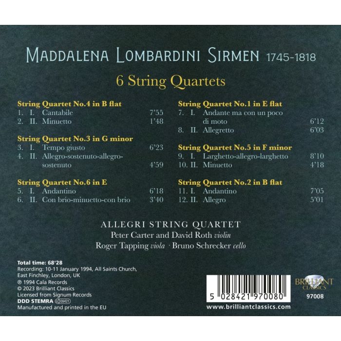 Sirmen: 6 String Quartets - slide-1