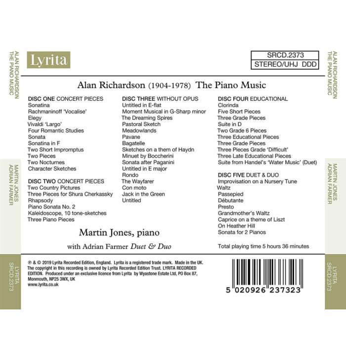 Richardson: Piano Music - slide-1