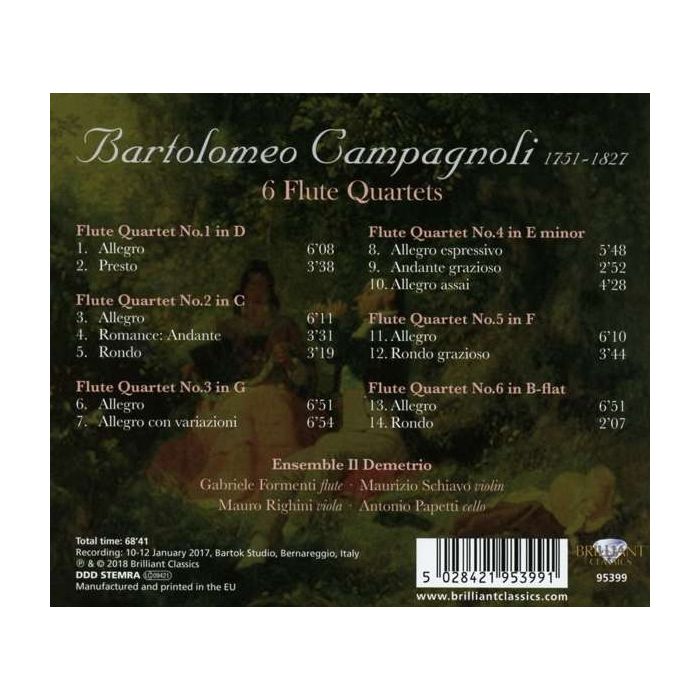 Campagnoli: 6 Flute Quartets - slide-1