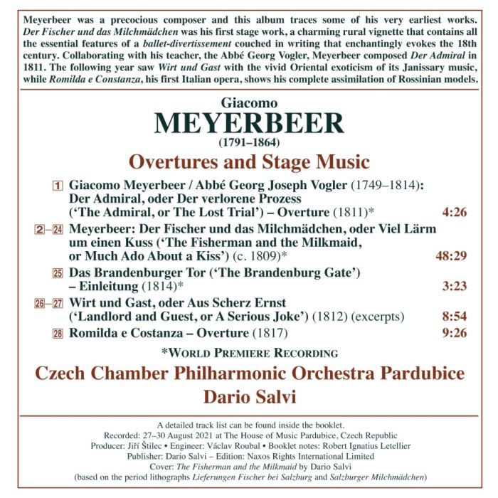 Meyerbeer: Overtures and Stage Music - slide-1