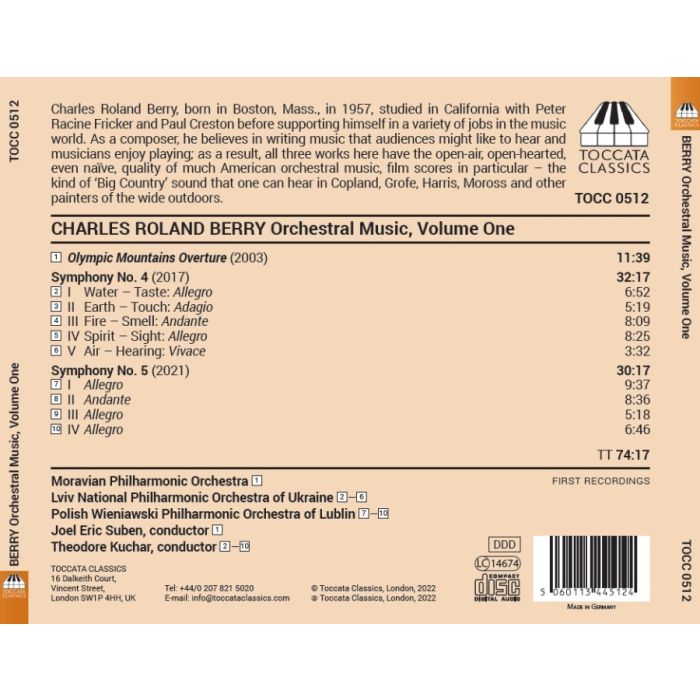Berry: Orchestral Music Vol. 1 - slide-1