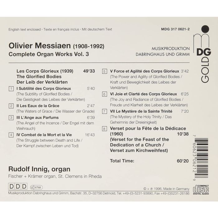 Messaen: Complete Organ Works vol. 3 - slide-1