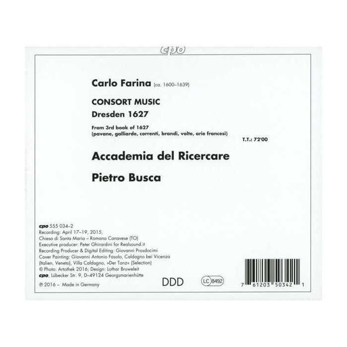 Farina: Consort Music, Dresden 1627 - slide-1