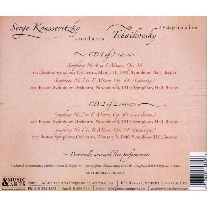 Koussevitzky conducts Tchaikovsky - slide-1