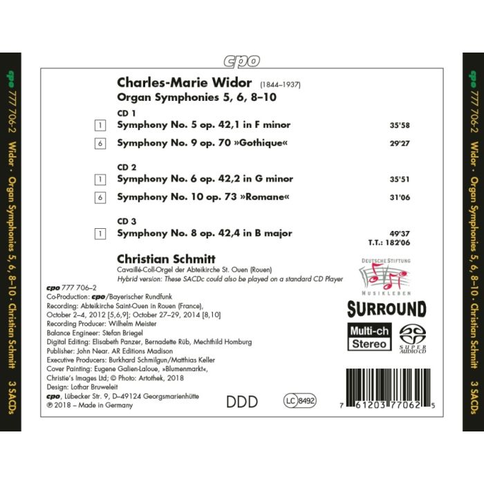 Widor: Organ Symphonies 5, 6, 8 - 10 - slide-1