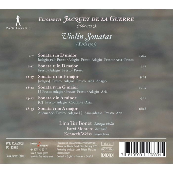 Guerre: Violin Sonatas - slide-1