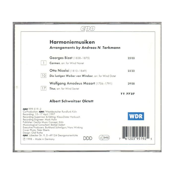 Nicolai / Mozart / Bizet: Chamber Works - slide-1