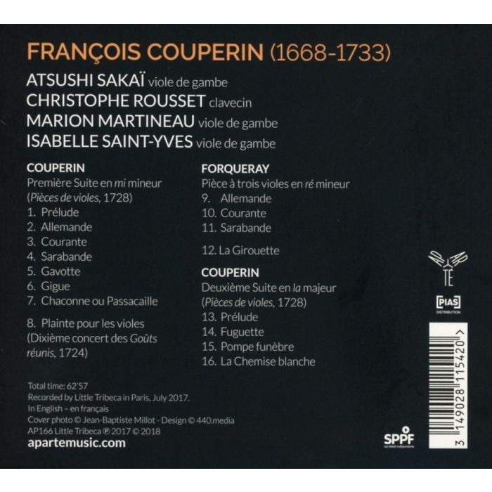 Couperin: Pieces de Violes - slide-1