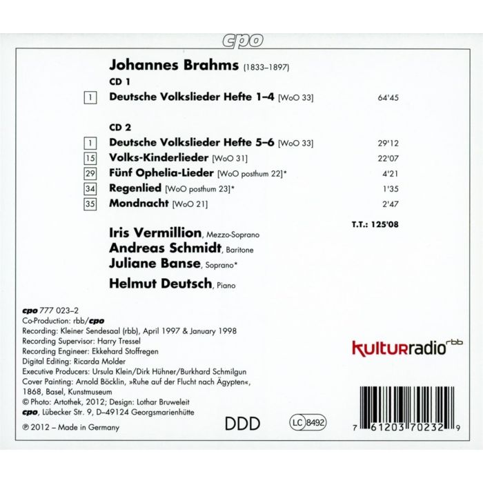 Brahms: Lieder Vol. 10 - slide-1