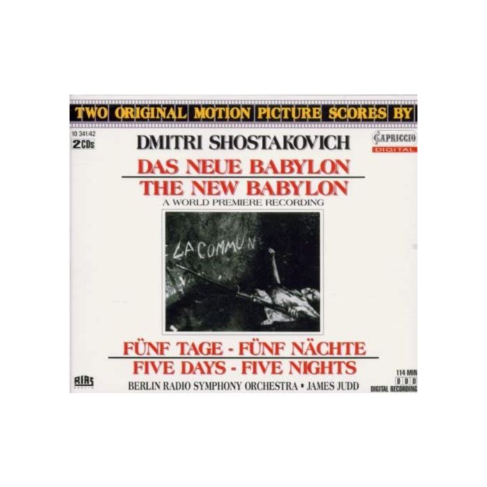 Shostakovich: New Babylon/Five Days and Five Nights