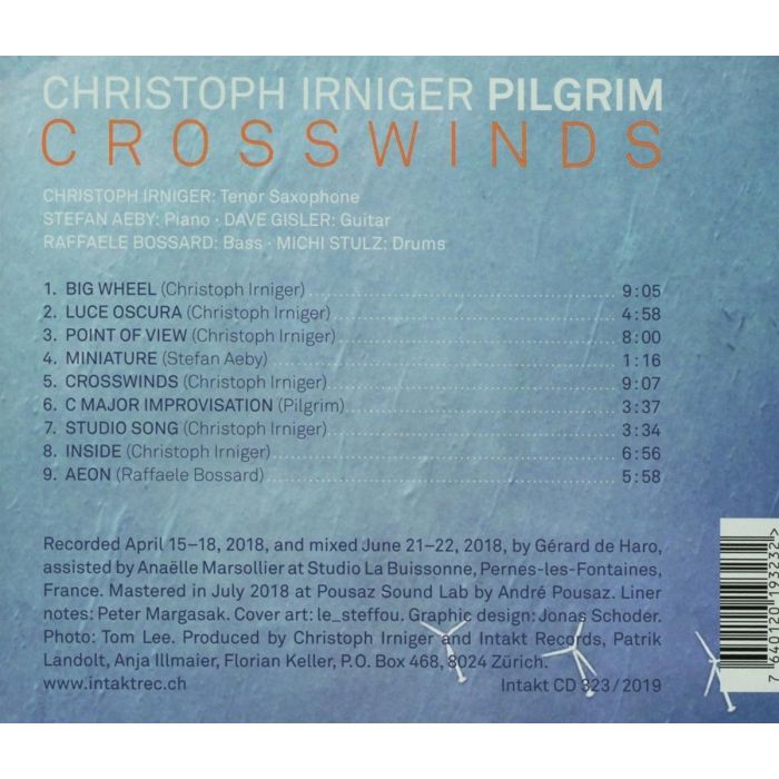 Christoph Irniger PILGRIM/Bossard/Abey : Crosswinds - slide-1