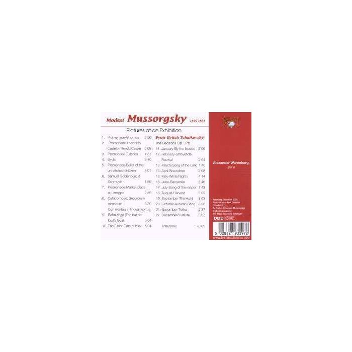 Mussorgsky: Pictures at an Exhibition; Tchaikovsky: The Seasons - slide-1