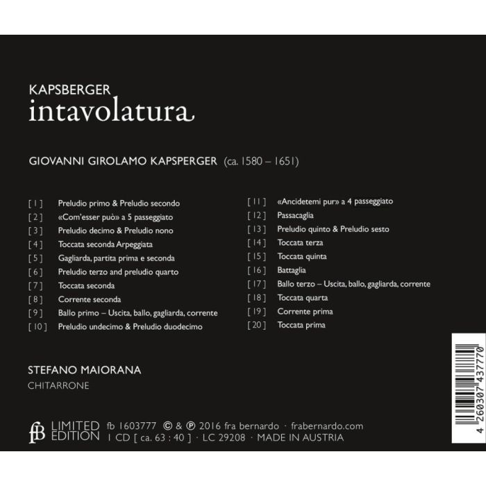 Kapsberger: Intavolatura - slide-1
