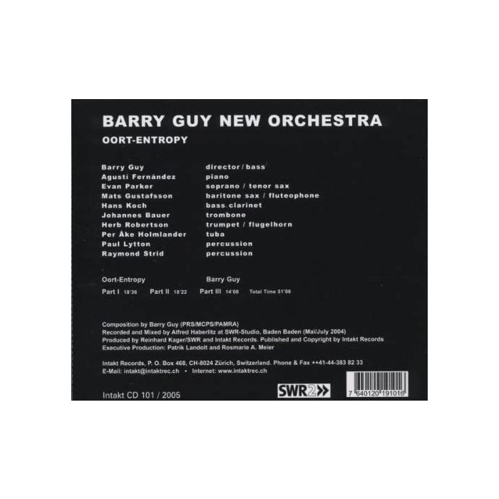 Barry Guy: Oort-Entropy - slide-1