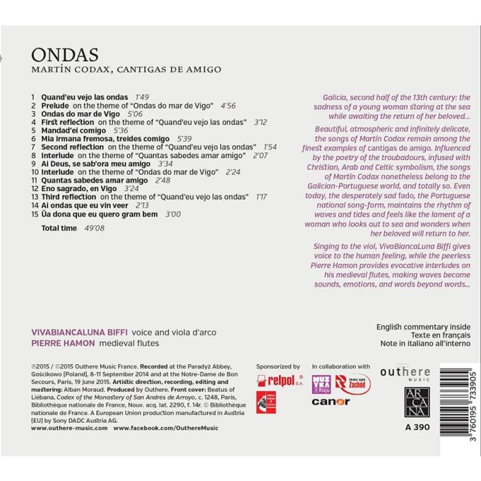 Ondas - Martín Codax: Cantigas de Amigo - slide-1
