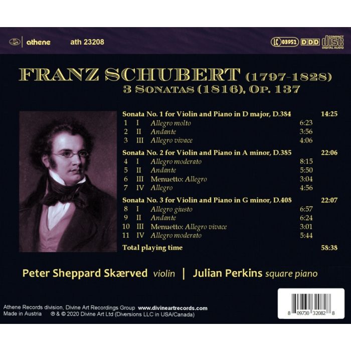 Schubert: 3 Violin Sonatas, Op. 137 - slide-1