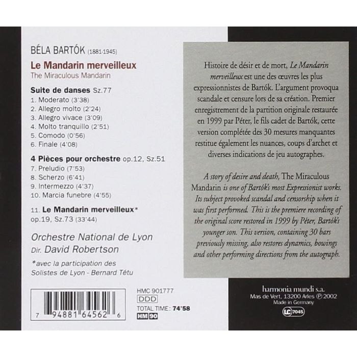 Bartok: Le Mandarin merveilleux  - slide-1