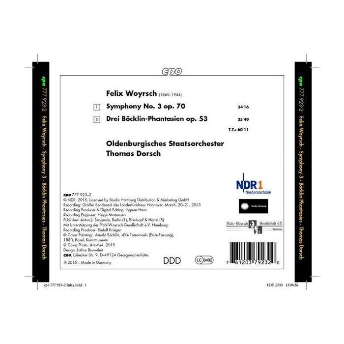 Woyrsch: Symphony No. 3 Three Boecklin Phantasies - slide-1