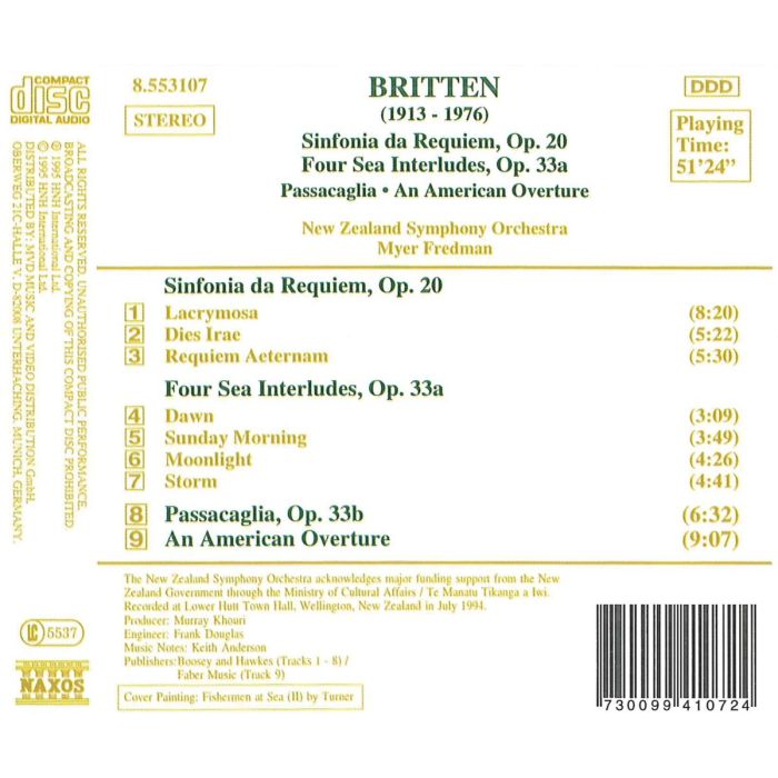 BRITTEN: Sinfonia da Requiem - slide-1